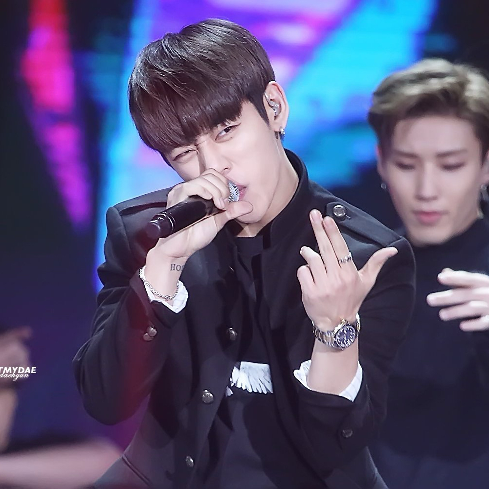 Behind-the-scenes cut of Daehyun (B.A.P)