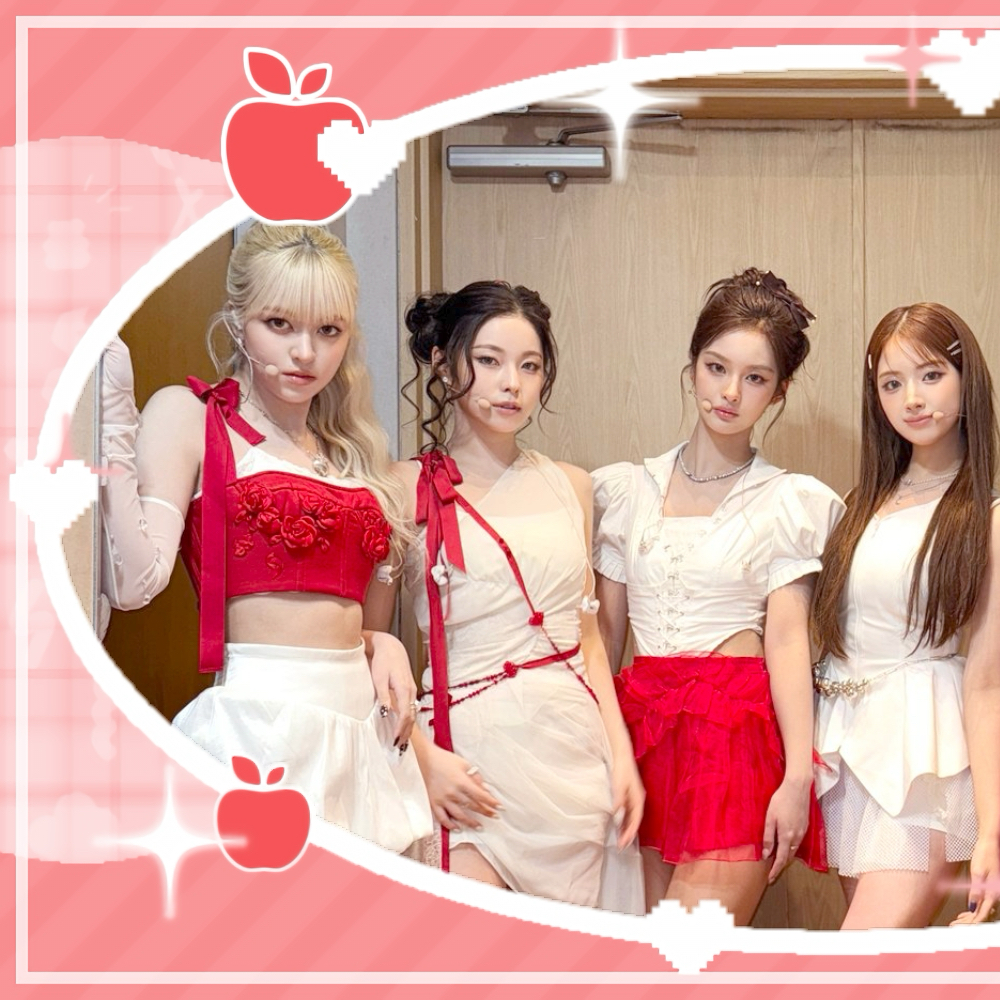 A moment captured by NMIXX's fan