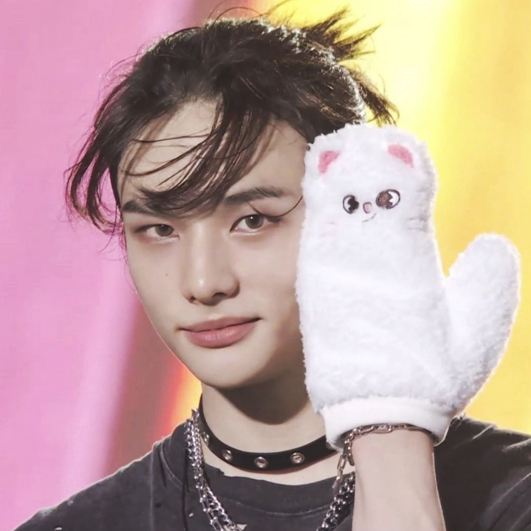 A moment captured by Hyunjin (Stray Kids)'s fan