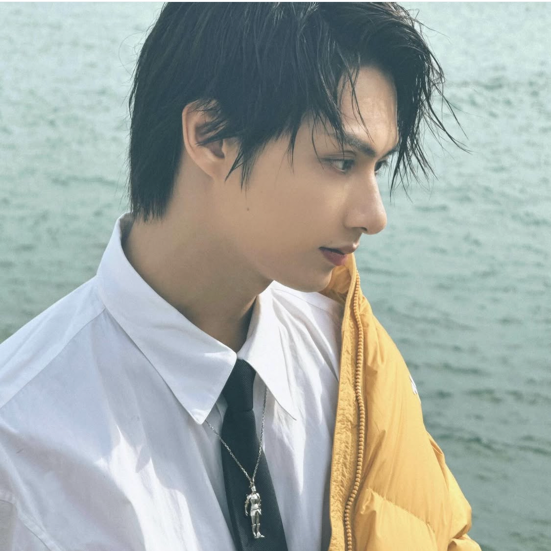 Recent activity shot of Jun (SEVENTEEN)