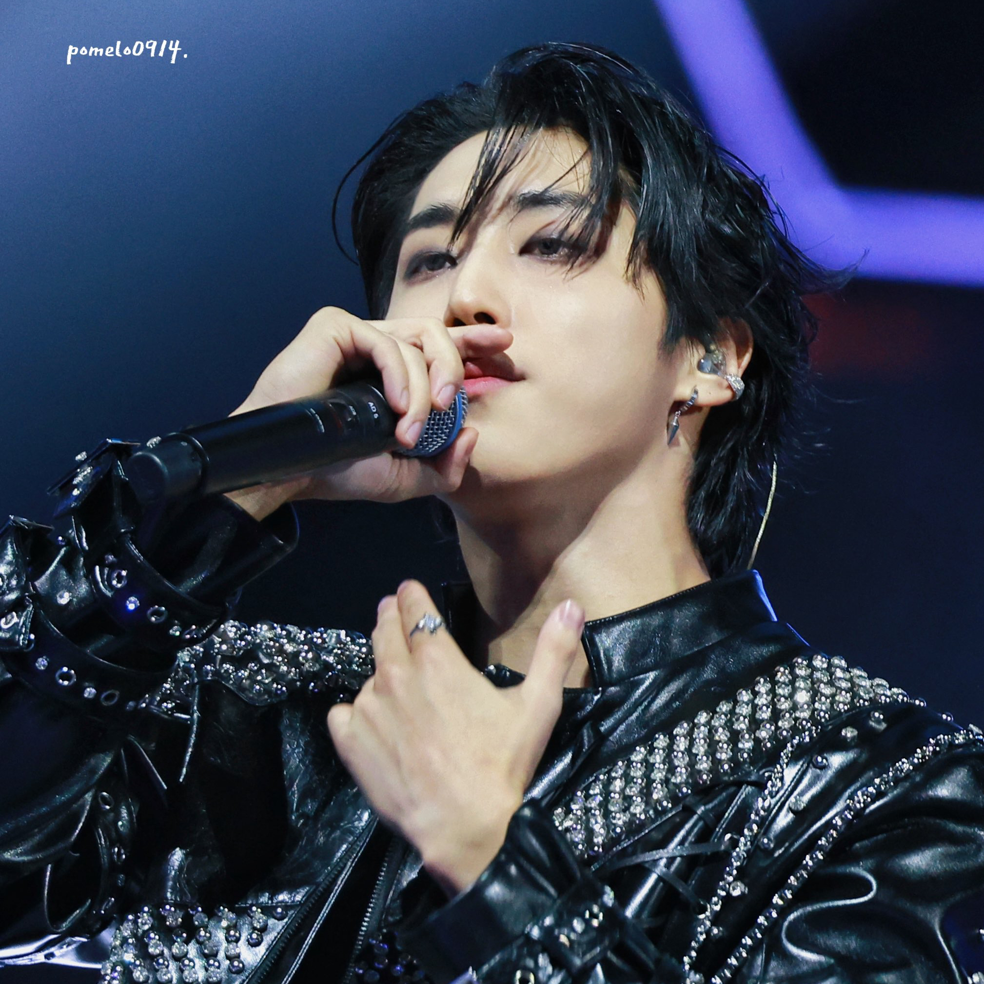 A moment captured by HAN (Stray Kids)'s fan