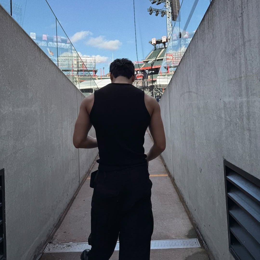 A moment captured by San (ATEEZ)'s fan