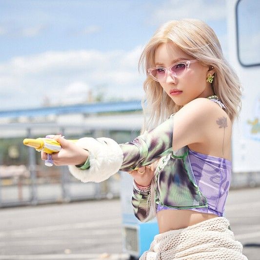 Recent activity shot of Soyeon (i-dle)