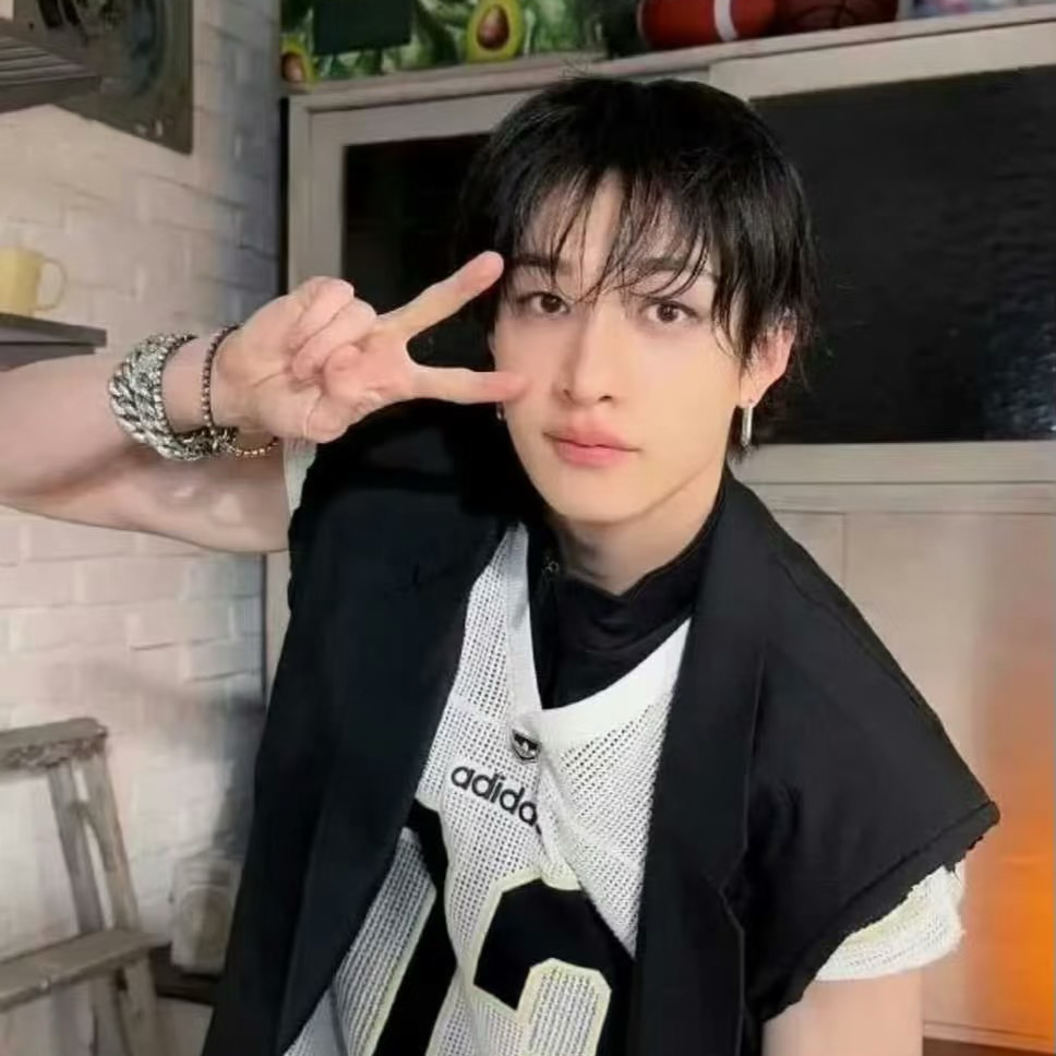 Recent activity shot of Bang Chan (Stray Kids)