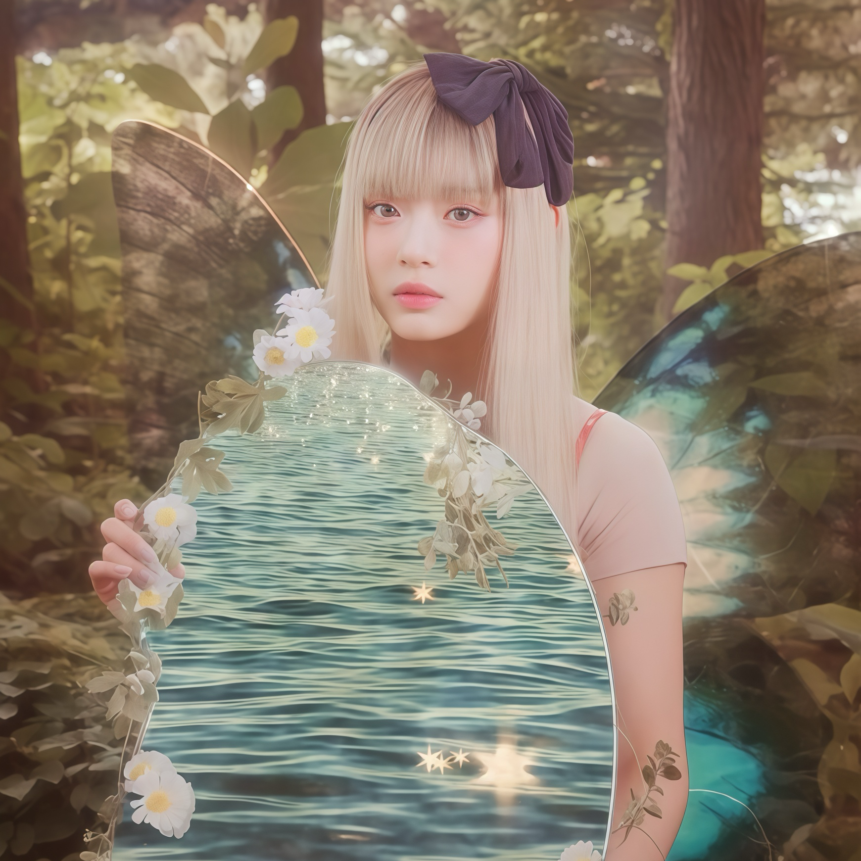 Recent activity shot of HANNI (NewJeans)