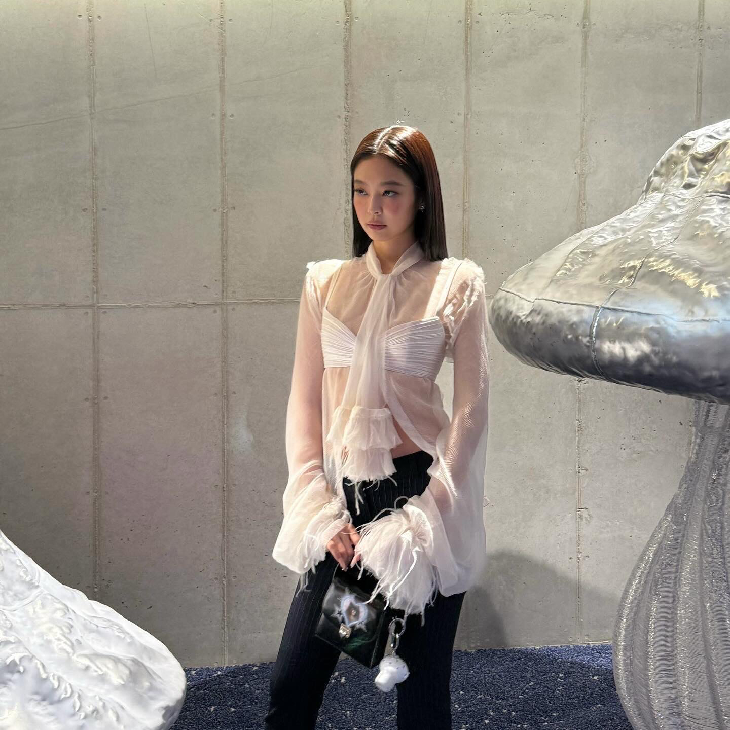 Momen yang diabadikan oleh penggemar Jennie (BLACKPINK)