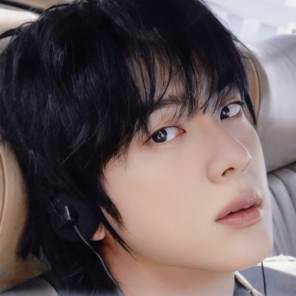 A moment captured by Jin (BTS)'s fan