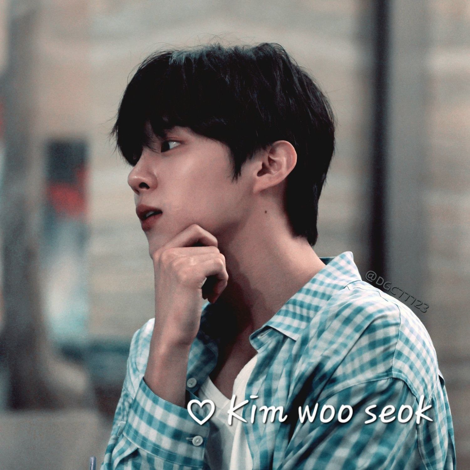 Recent activity shot of Kim Wooseok