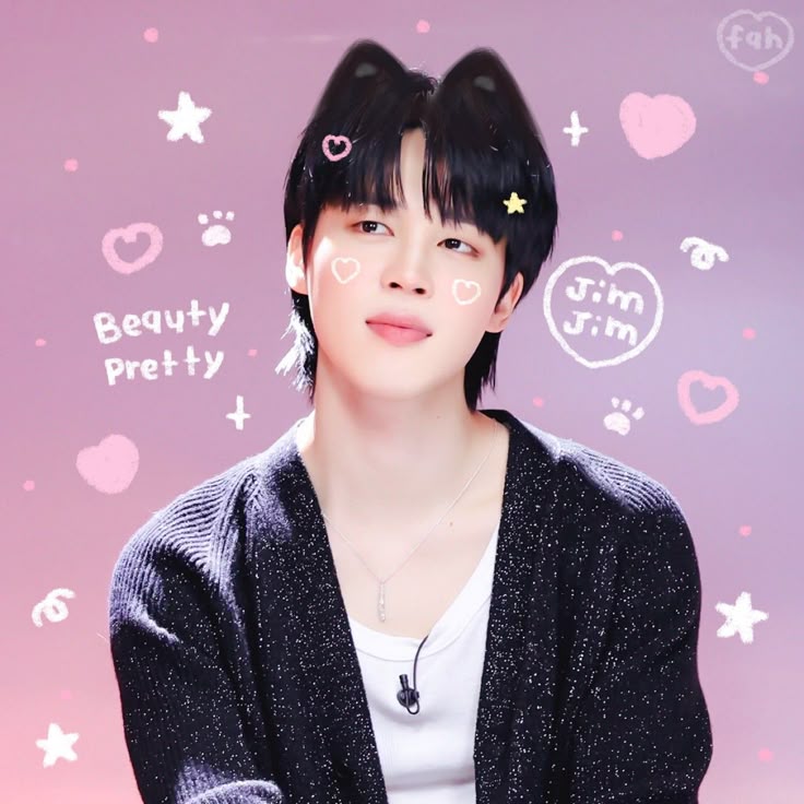 Recent activity shot of Jimin (BTS)