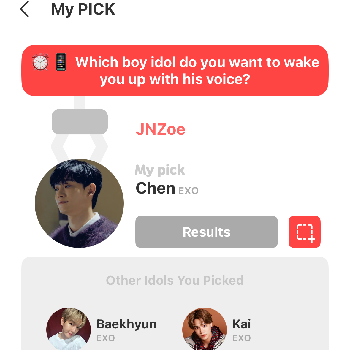 A moment captured by Chen (EXO)'s fan