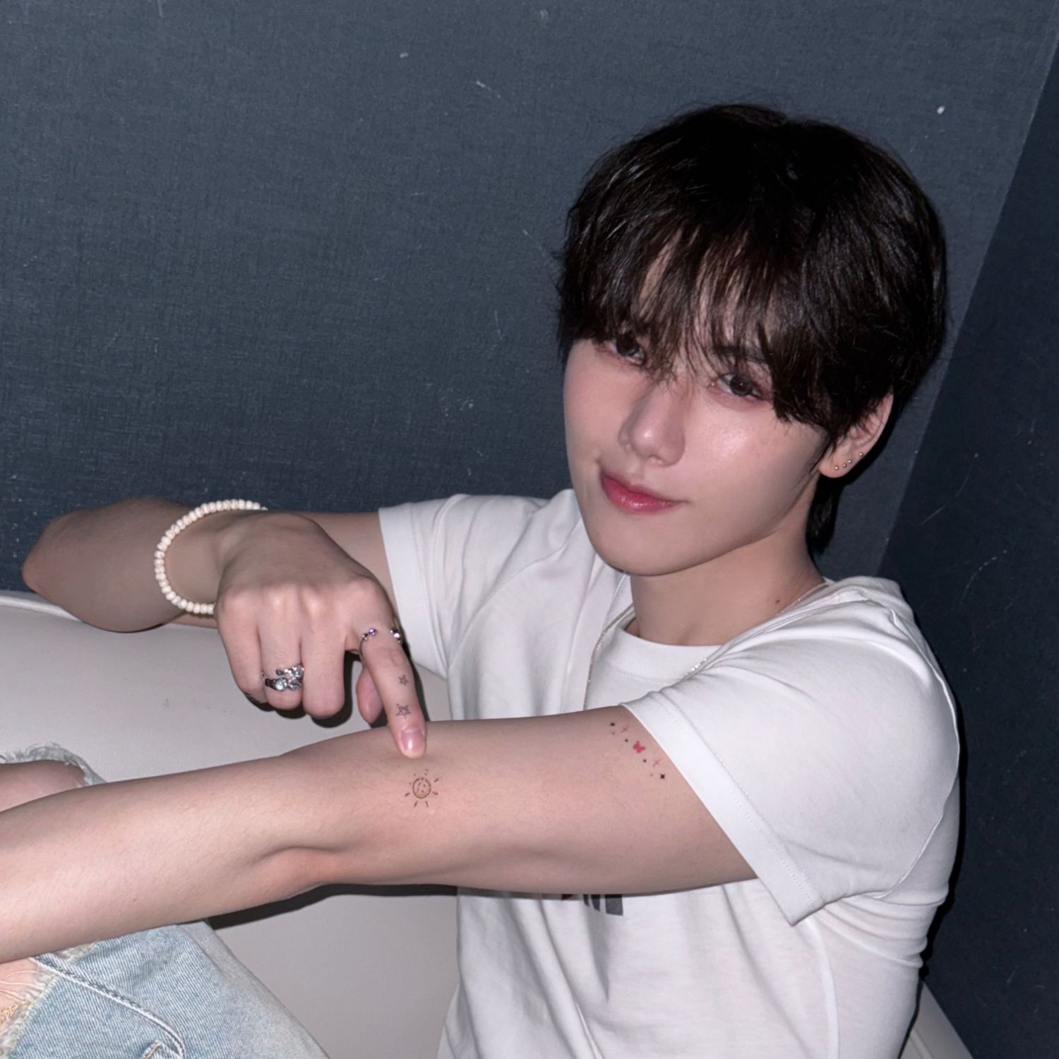 A moment captured by Minhee (CRAVITY)'s fan