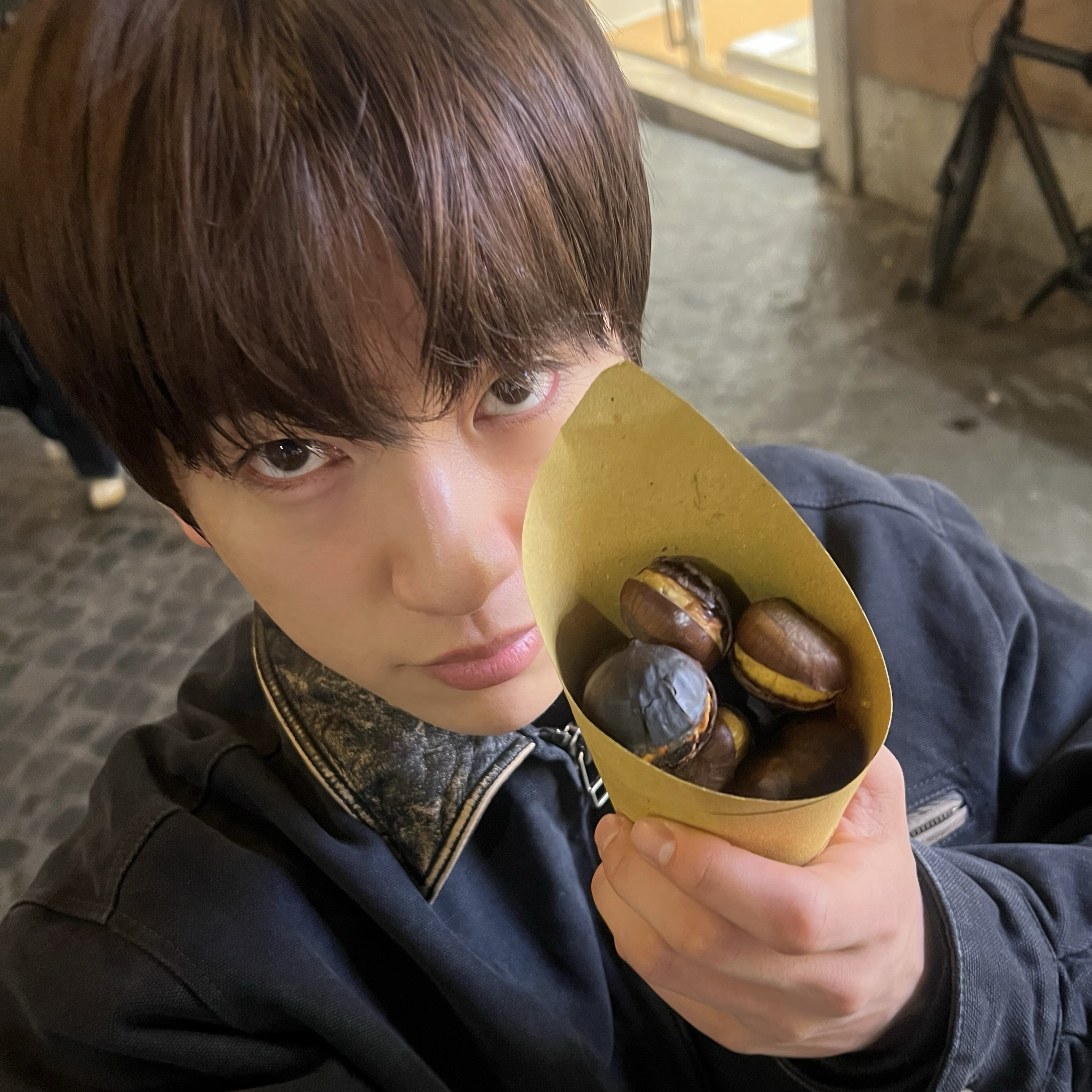 A moment captured by Jinyoung (GOT7)'s fan