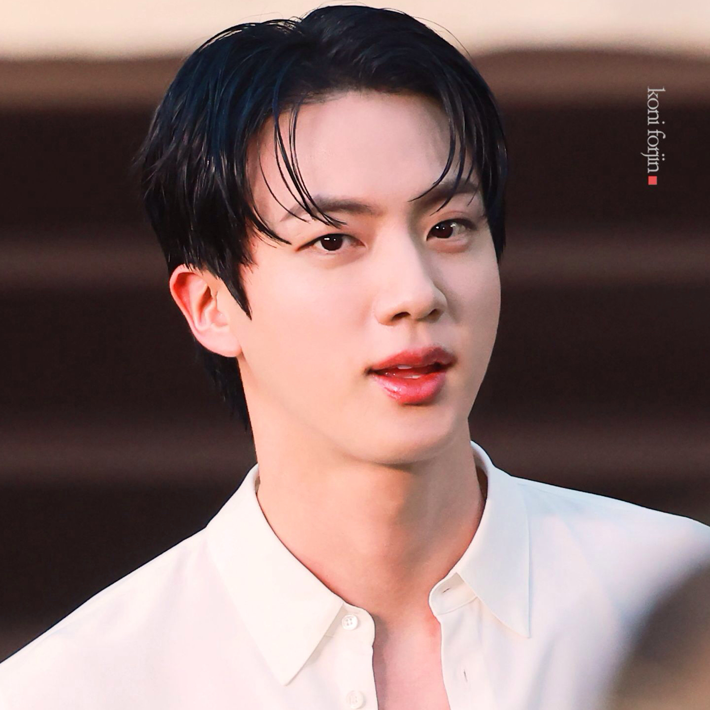 Recent activity shot of Jin (BTS)