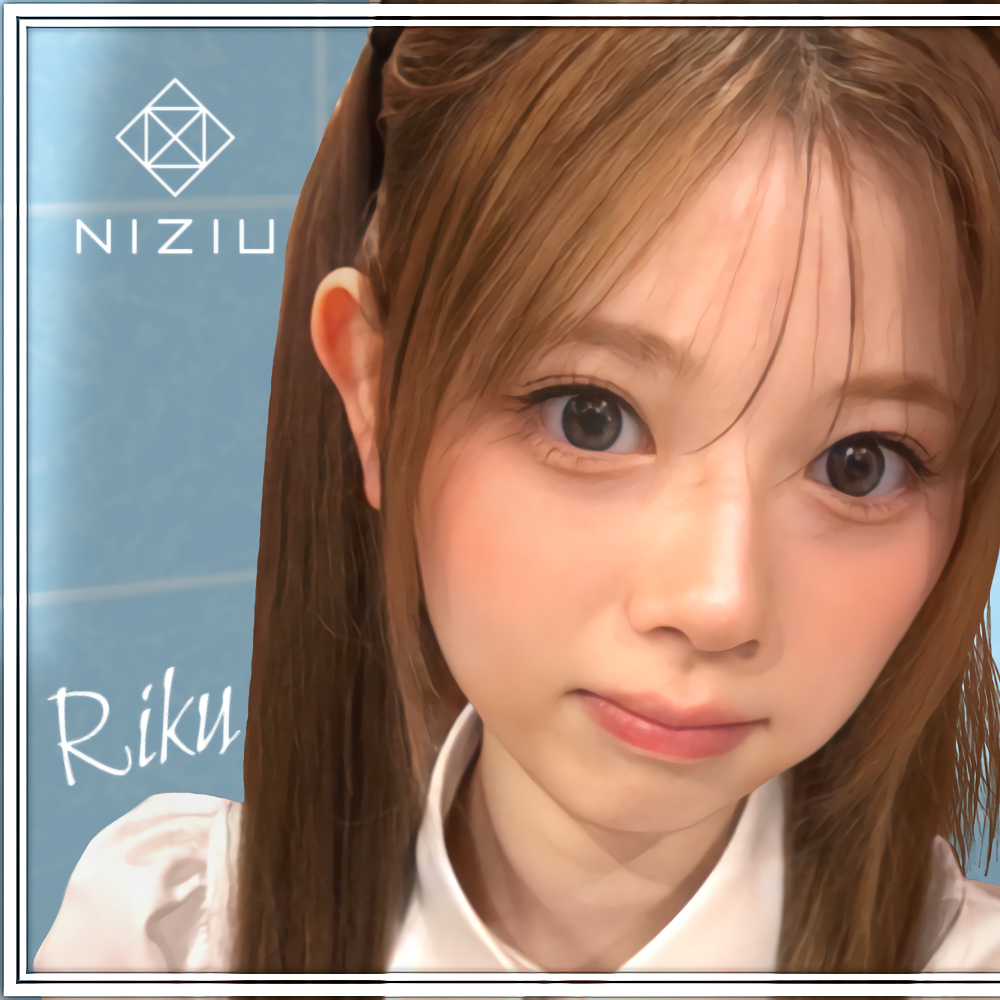 Behind-the-scenes cut of Riku (NiziU)