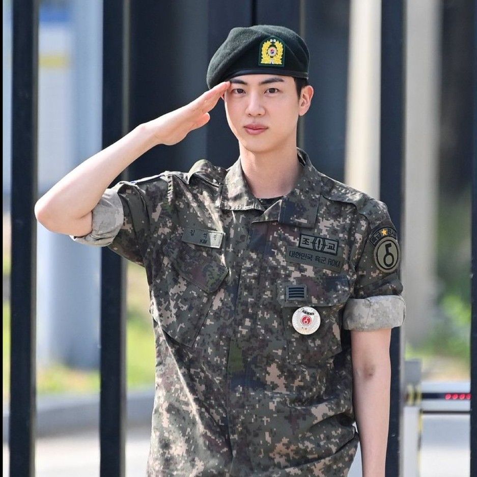 Latest photo of Jin (BTS)