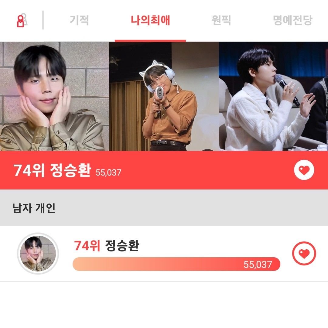 Behind-the-scenes cut of Jung Seunghwan