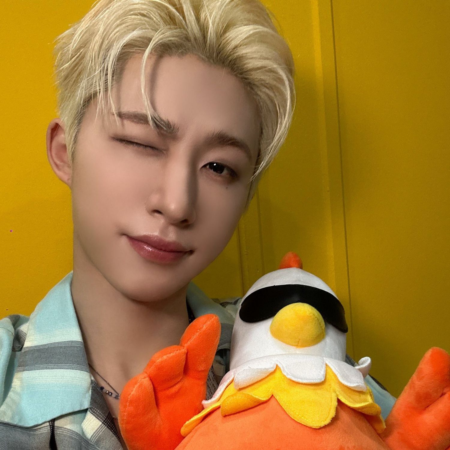 A moment captured by B.I's fan