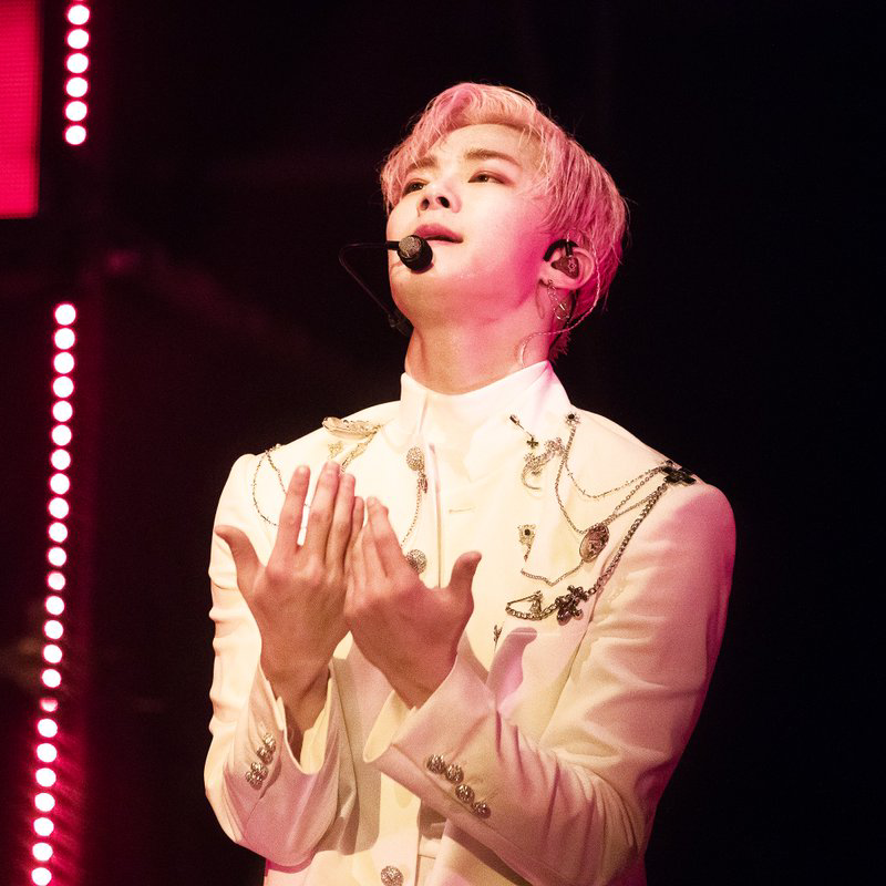 Recent activity shot of Moonbin (ASTRO)