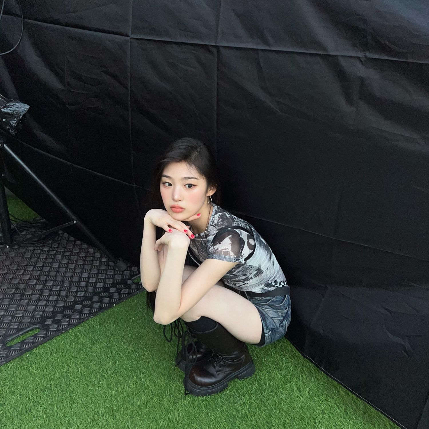 A moment captured by Beni (Baby DONT Cry)'s fan