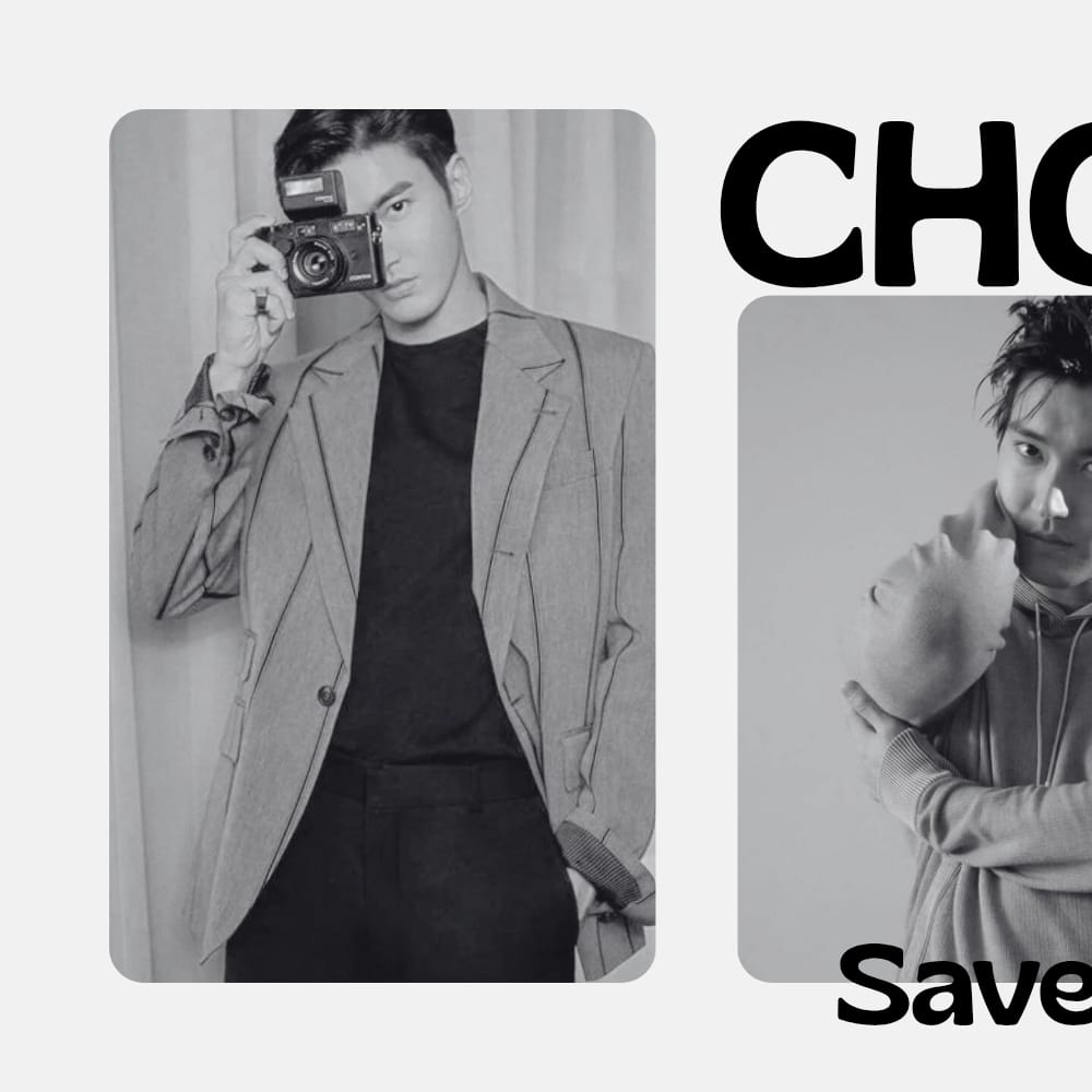 Behind-the-scenes cut of Siwon (Super Junior)