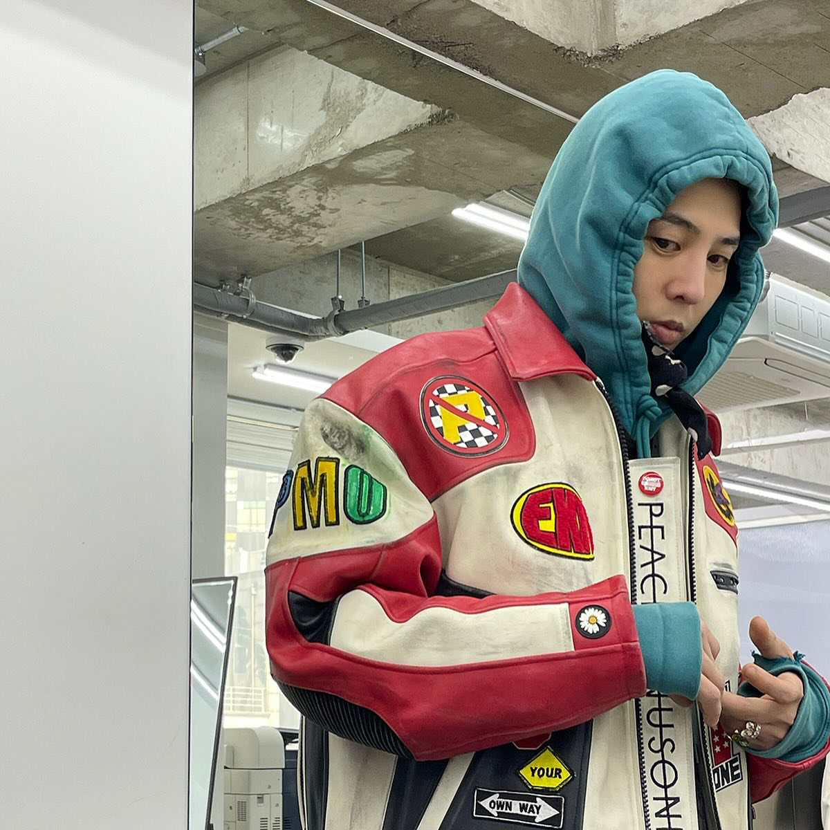 A moment captured by G-DRAGON (BIGBANG)'s fan