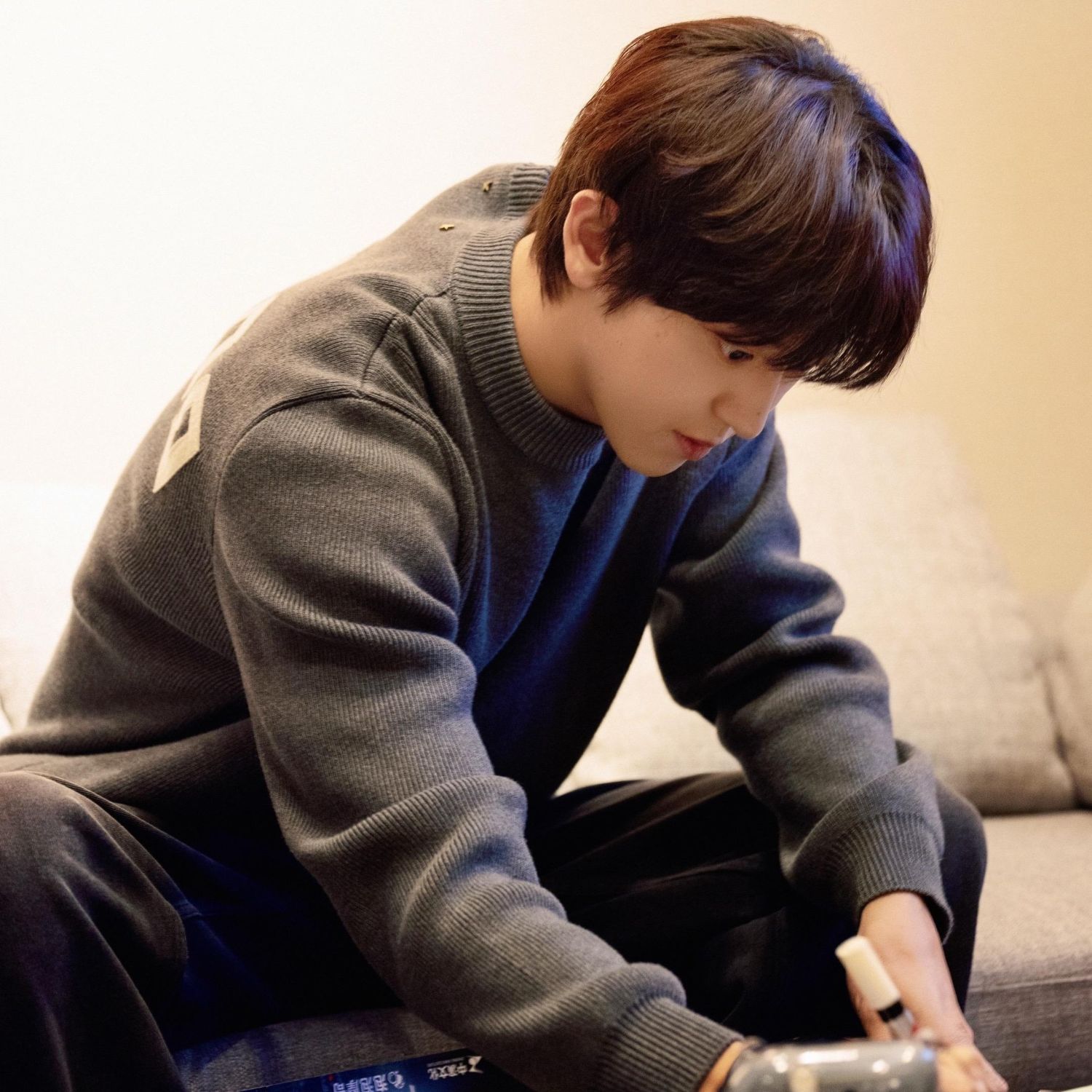 Recent activity shot of Chanyeol (EXO)