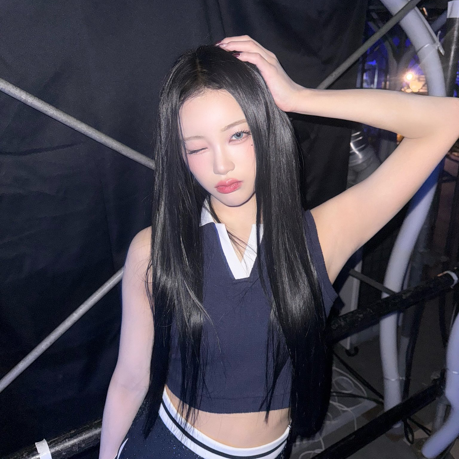 Behind-the-scenes cut of Sakurai Miu (ME:I)