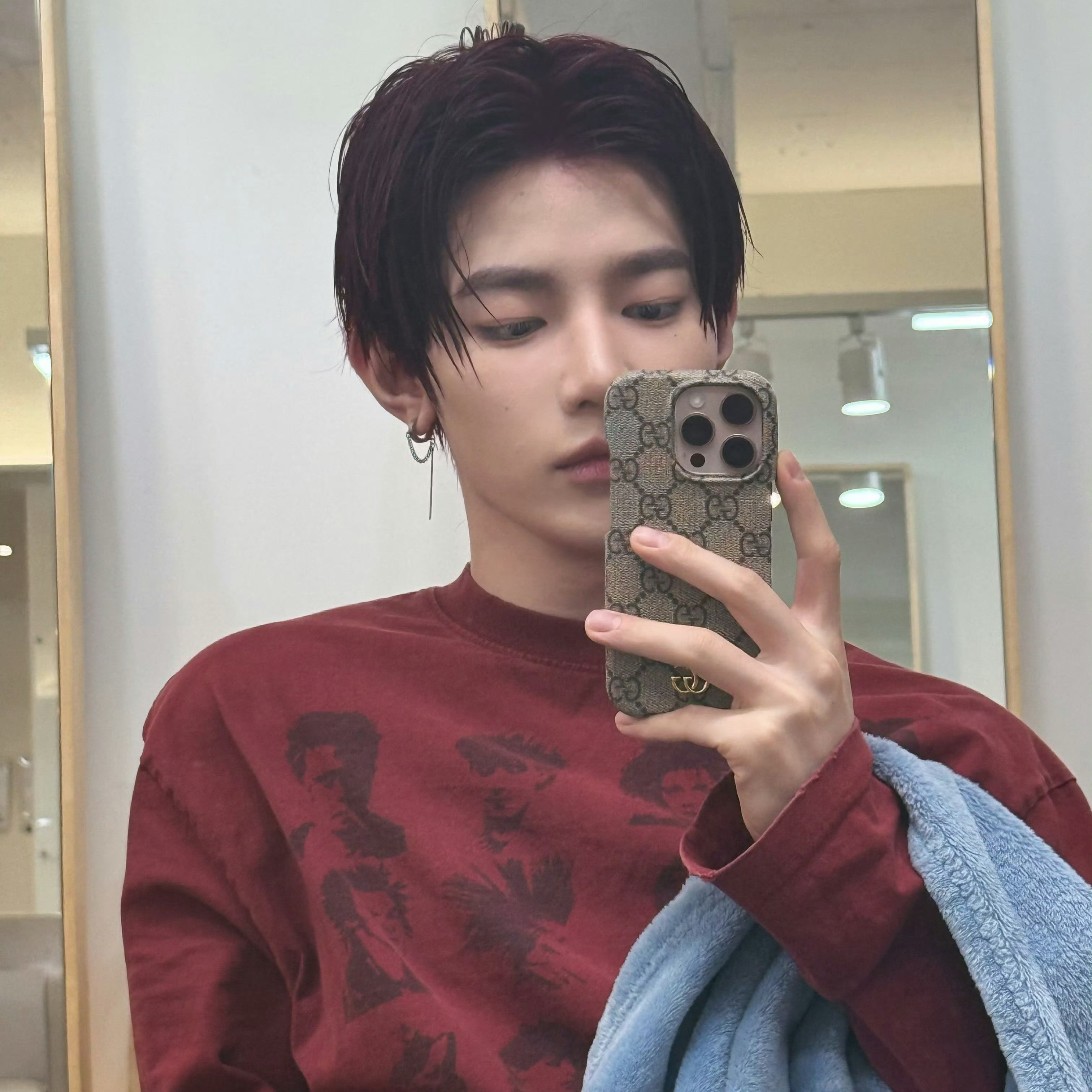Recent activity shot of Zhang Hao (ZEROBASEONE)