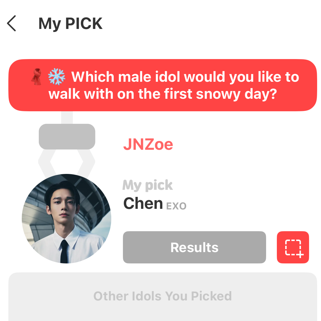 Behind-the-scenes cut of Chen (EXO)