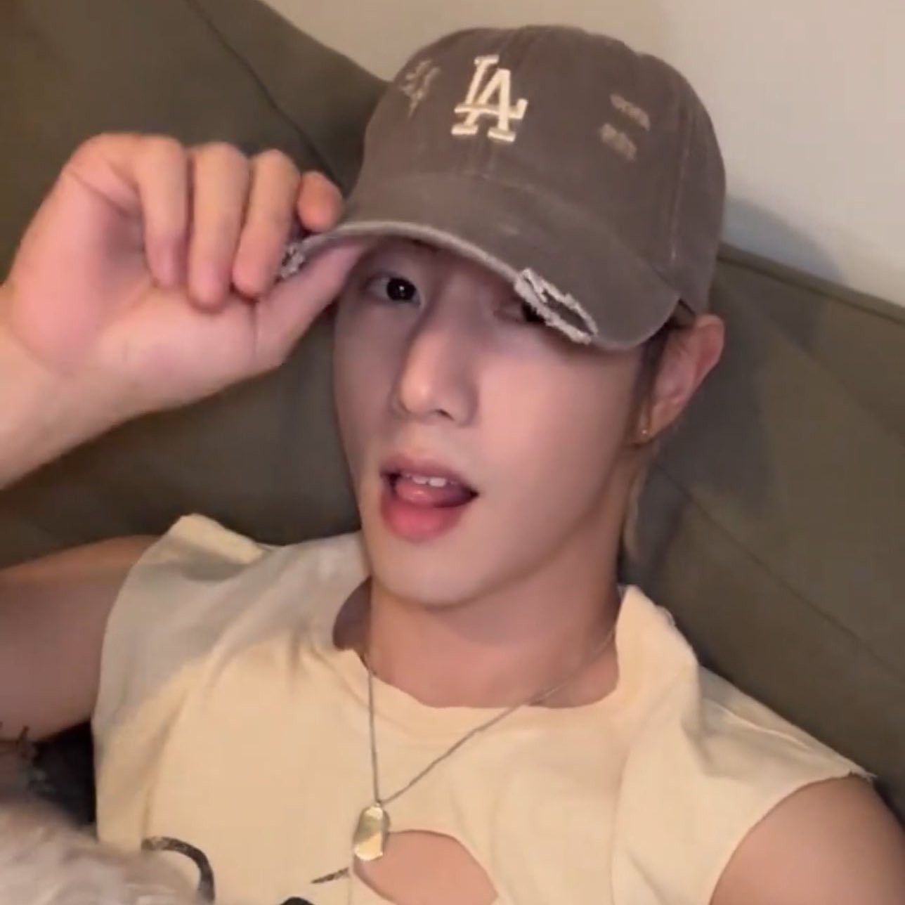 Recent activity shot of Mark (GOT7)