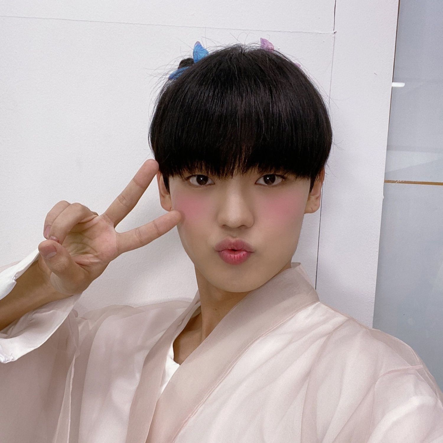 Recent activity shot of Chan (A.C.E)