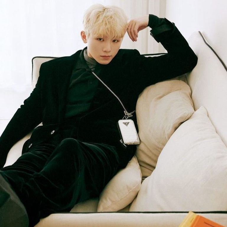A moment captured by Woozi (SEVENTEEN)'s fan
