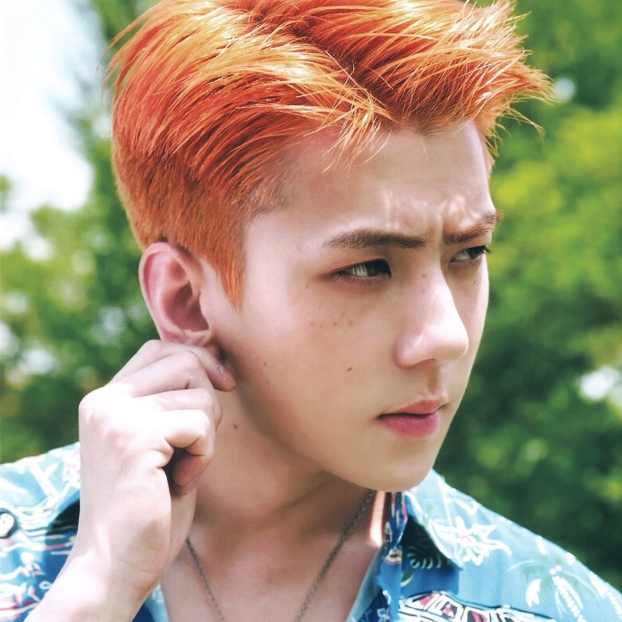 Behind-the-scenes cut of Sehun (EXO)
