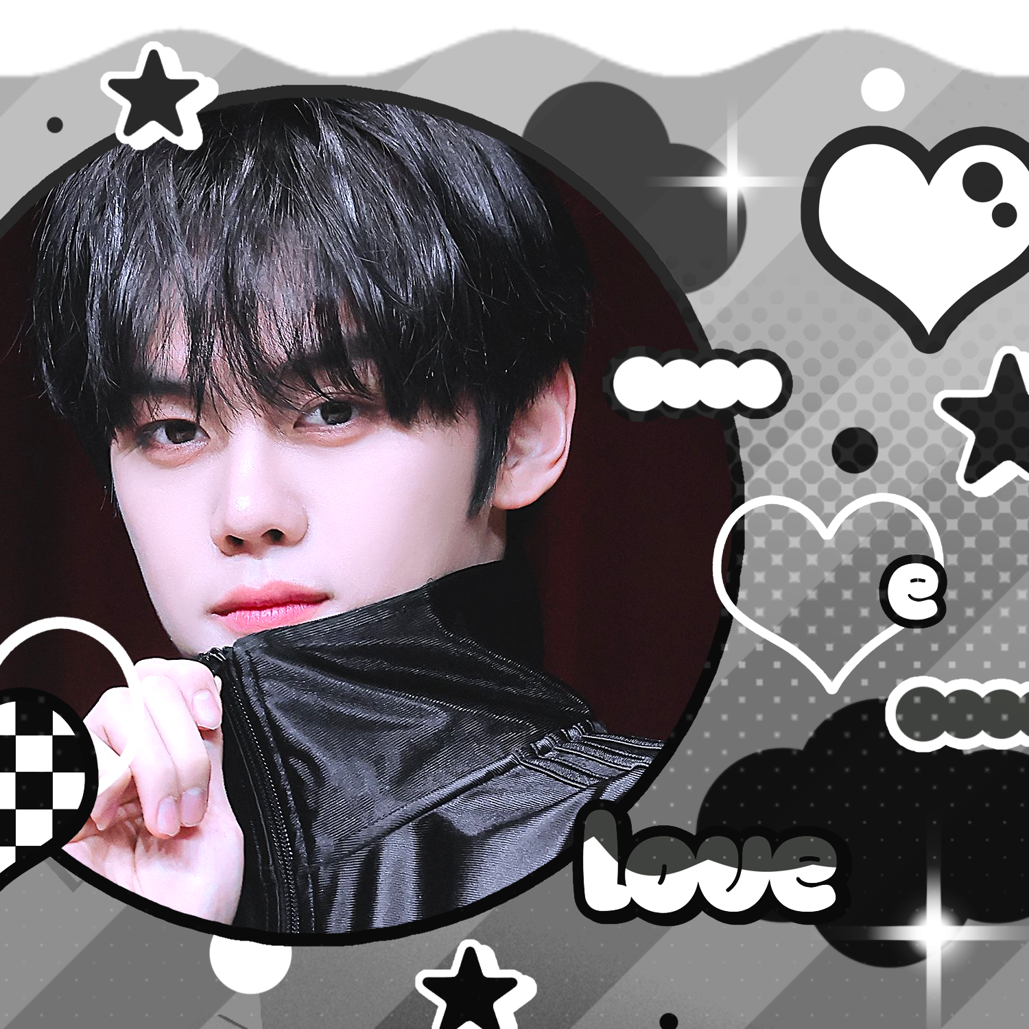 Recent activity shot of Kim Gyuvin (ZEROBASEONE)