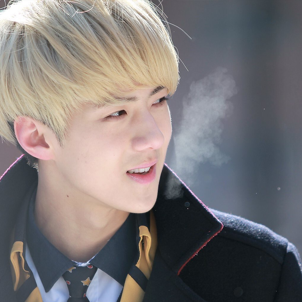 A moment captured by Sehun (EXO)'s fan