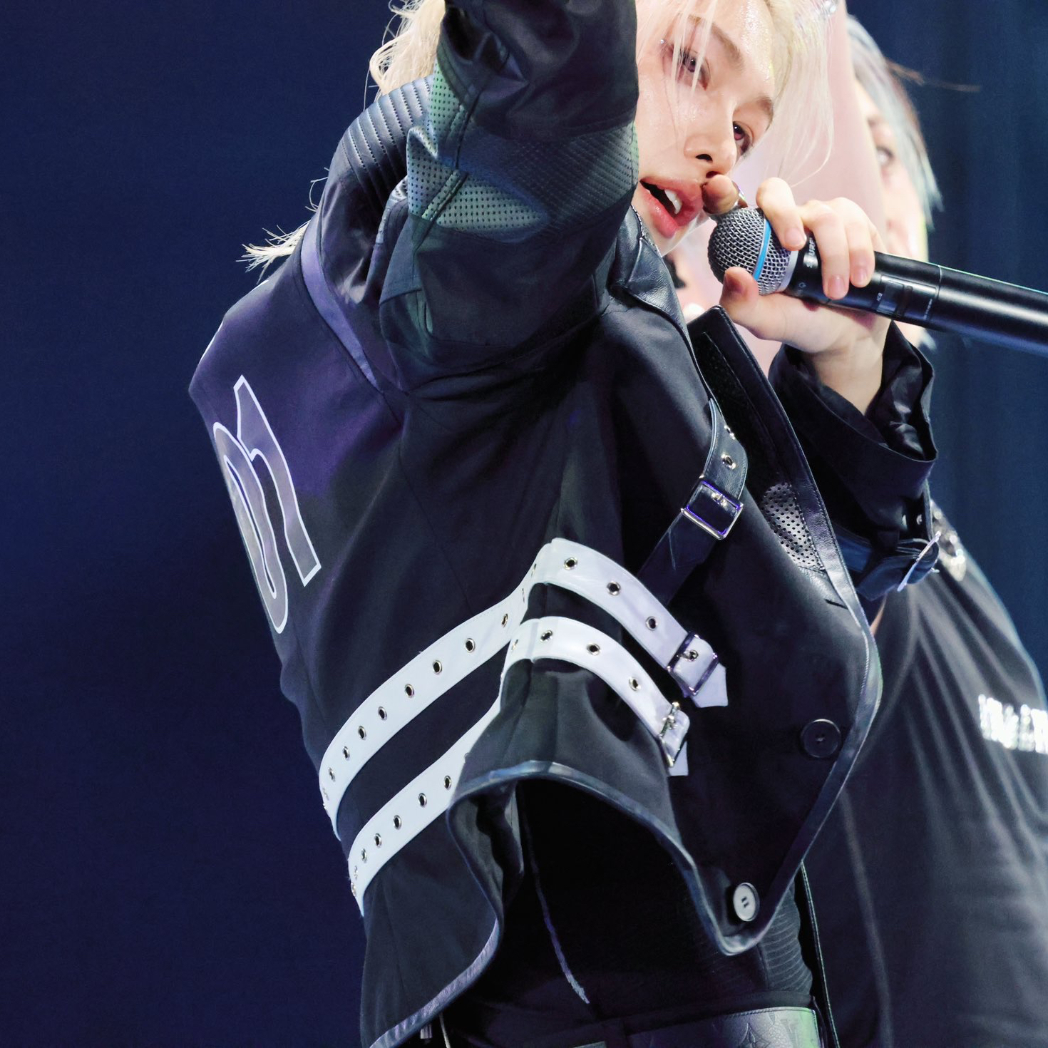 A moment captured by Felix (Stray Kids)'s fan