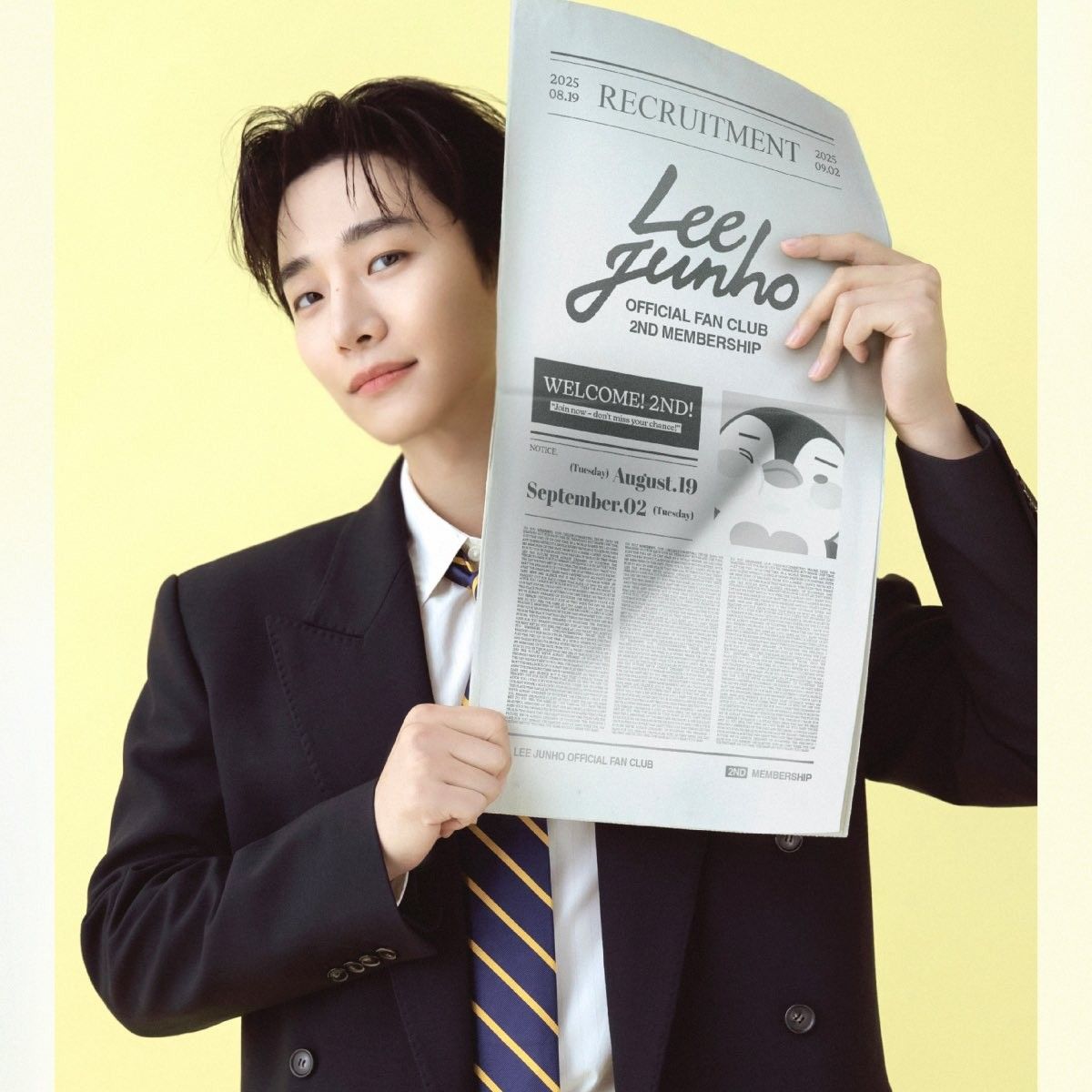 Recent activity shot of Junho (2PM)