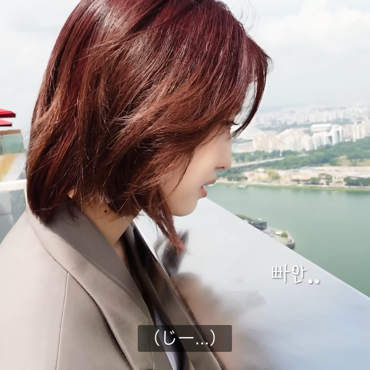 Momen yang diabadikan oleh penggemar Momo (TWICE)