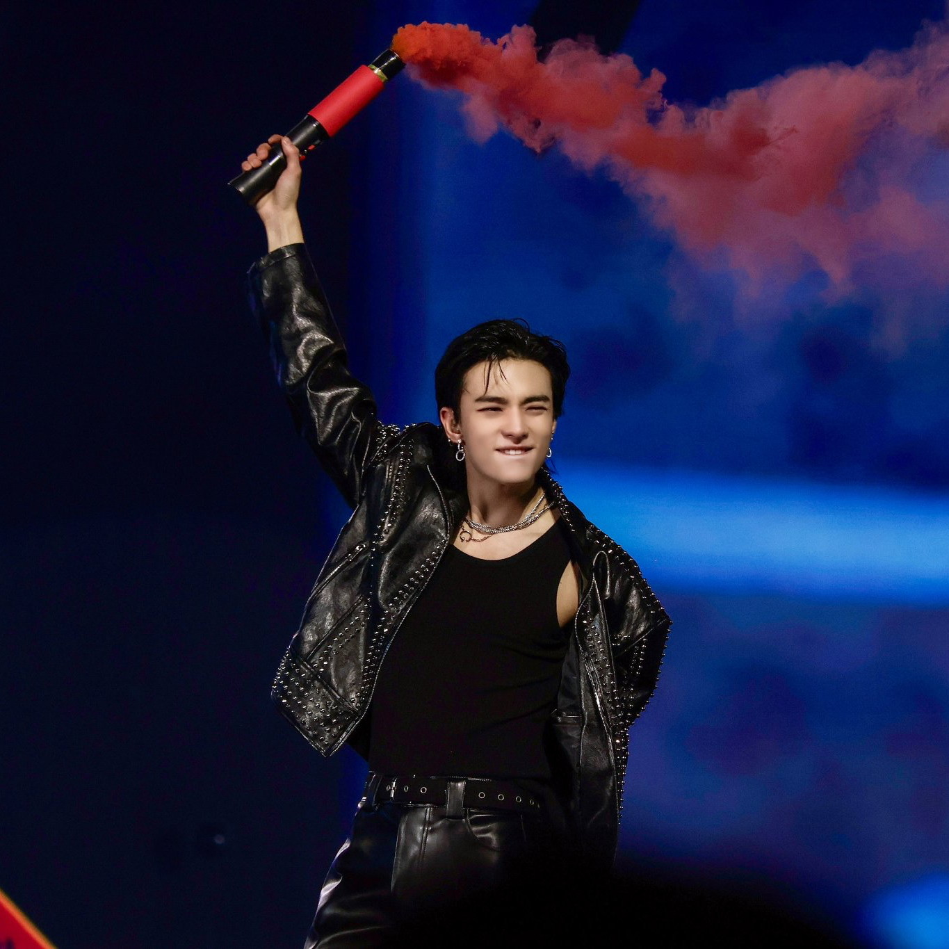 Recent activity shot of Hyunjin (Stray Kids)