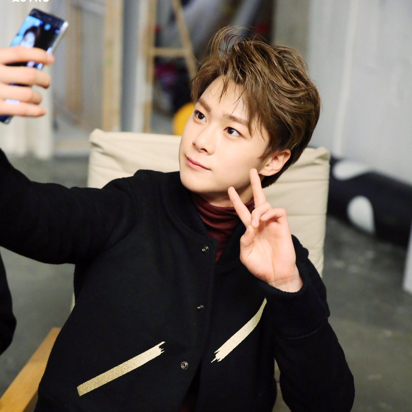 Recent activity shot of Moonbin (ASTRO)