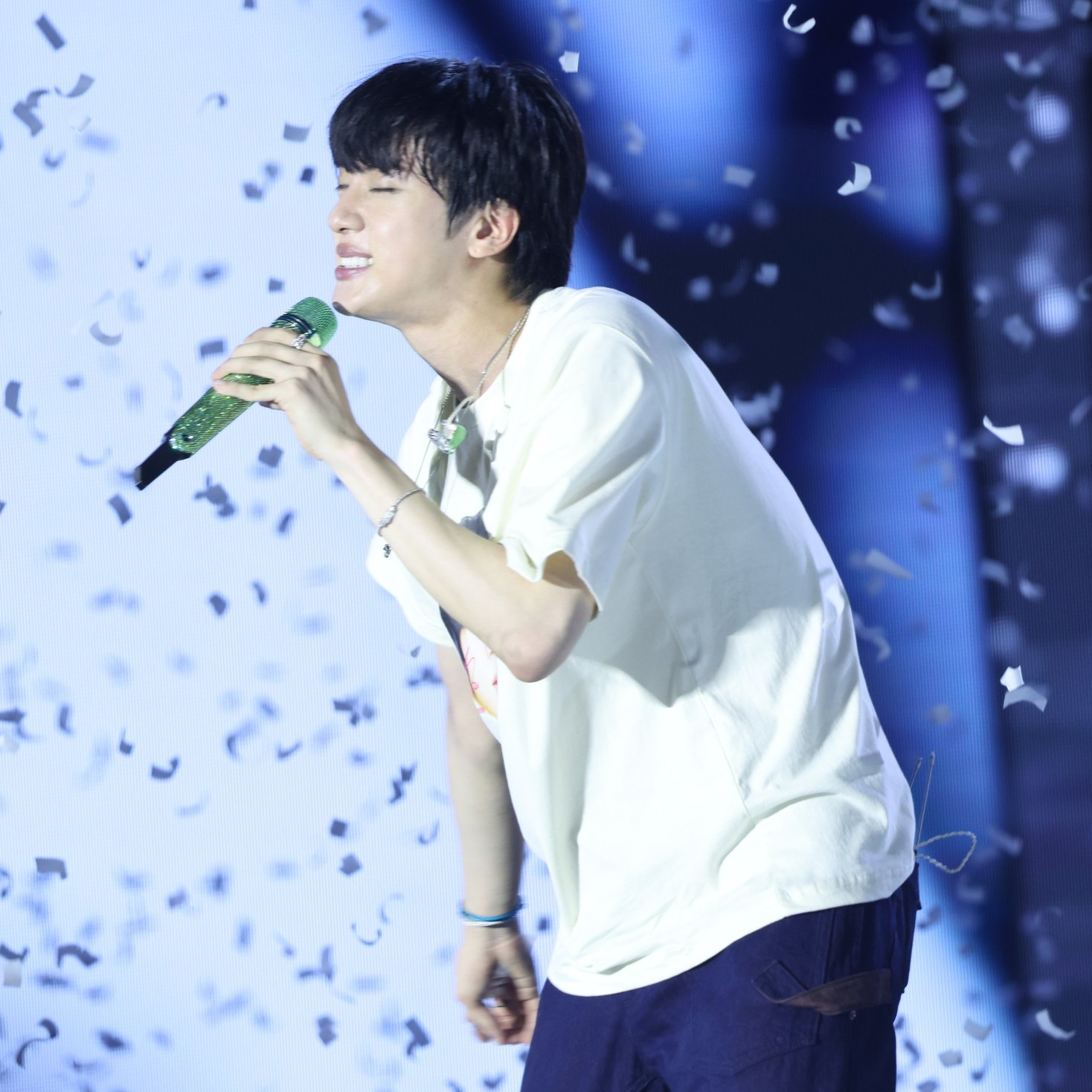 Recent activity shot of Jin (BTS)