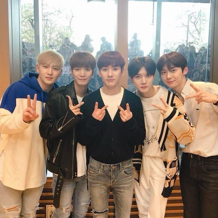 Recent activity shot of NU'EST
