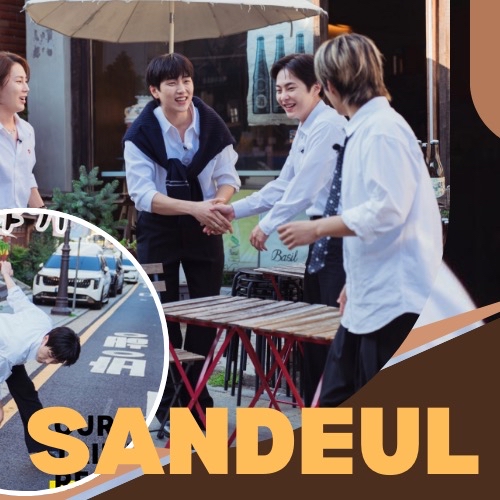 Behind-the-scenes cut of Sandeul (B1A4)