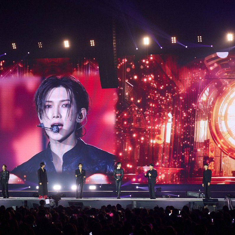 Recent activity shot of Yeosang (ATEEZ)