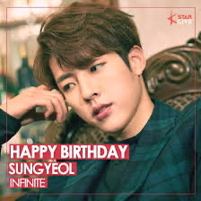 Latest photo of Sungyeol (INFINITE)