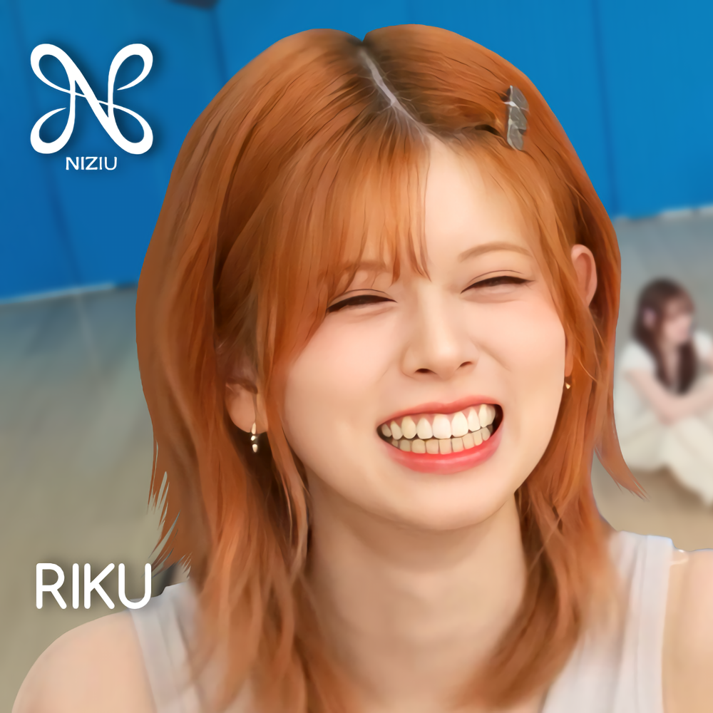 A moment captured by Riku (NiziU)'s fan