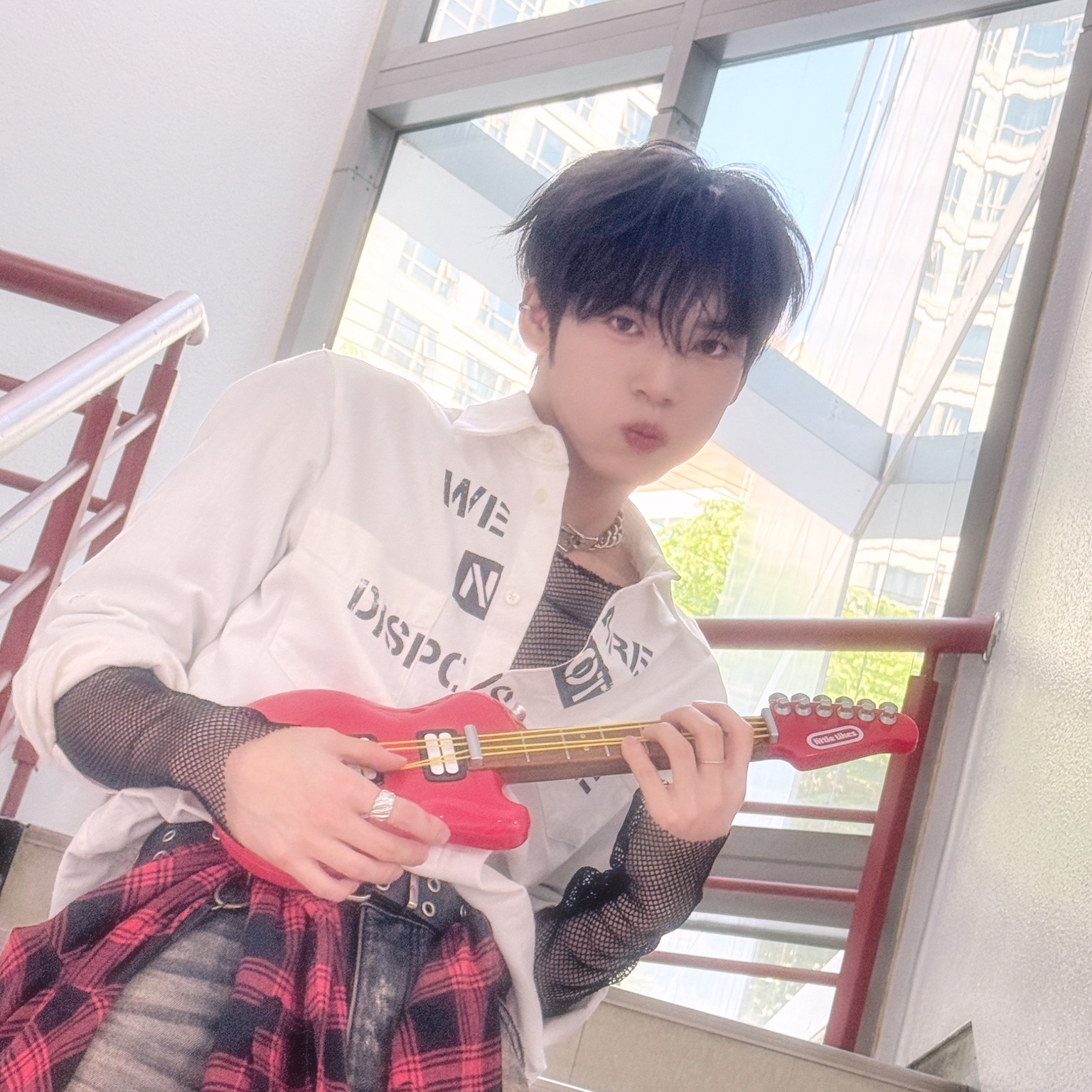 A moment captured by Han Yujin (ZEROBASEONE)'s fan
