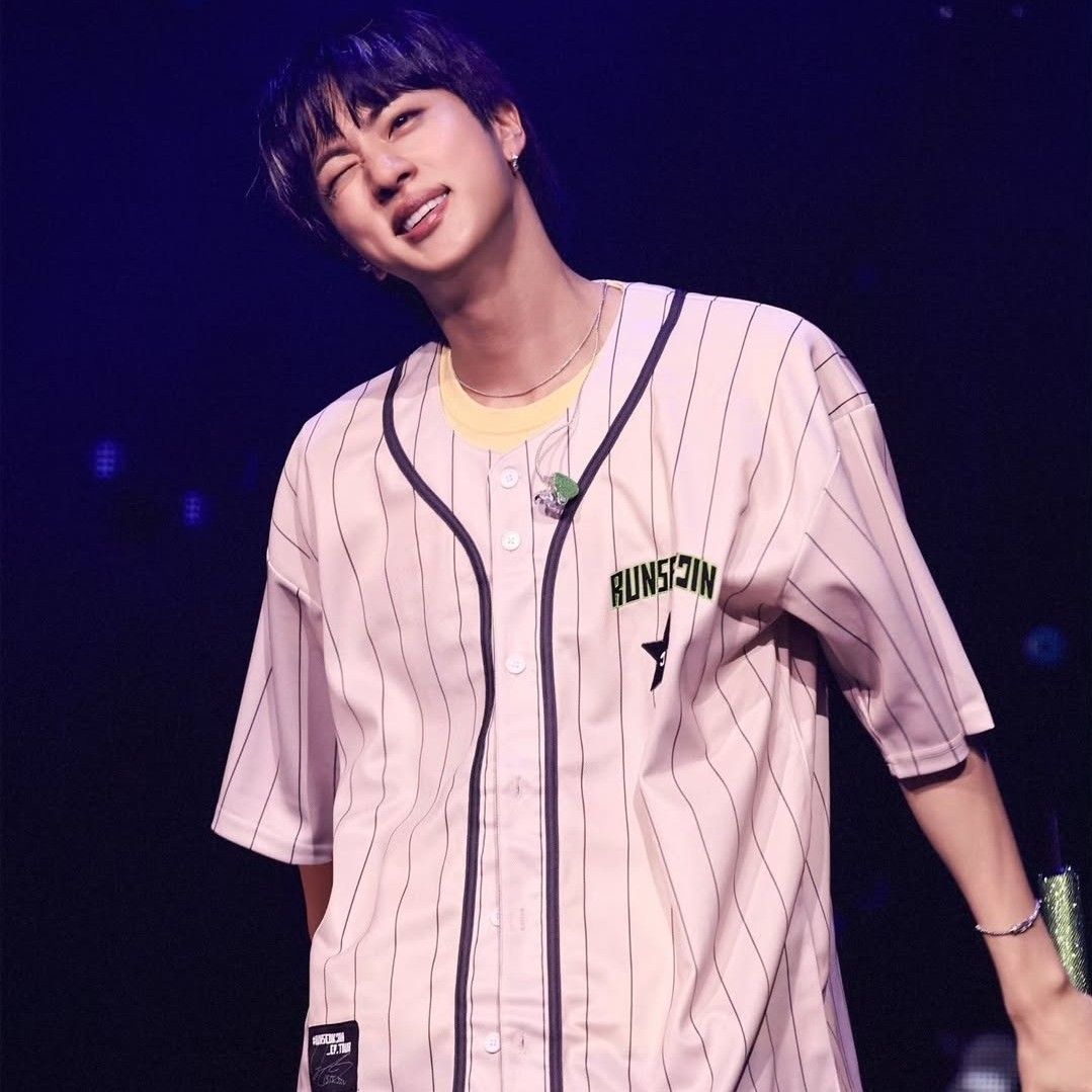 Recent activity shot of Jin (BTS)