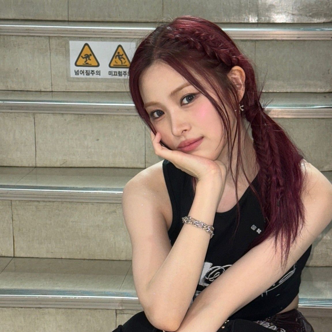 A moment captured by Ryujin (ITZY)'s fan