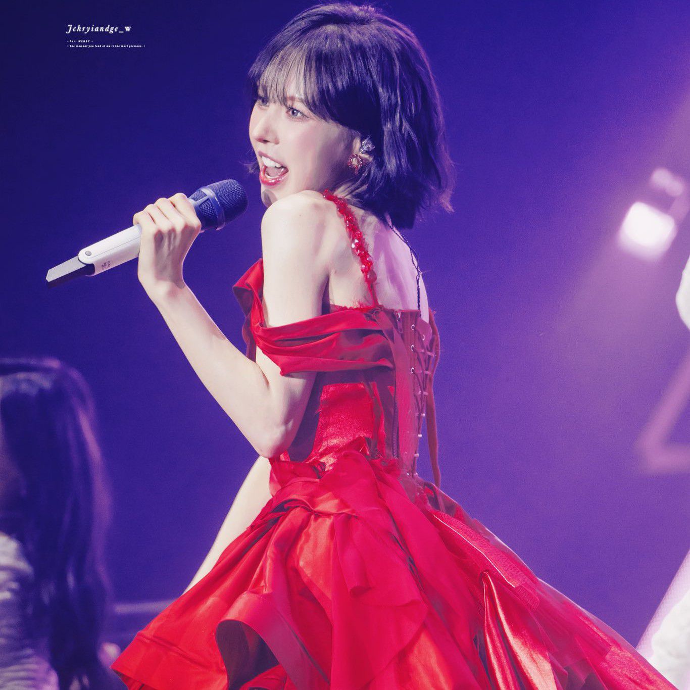 A moment captured by Wendy (Red Velvet)'s fan